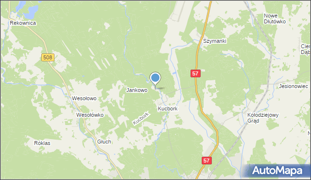 mapa Leśniczówka Sowie, Leśniczówka Sowie na mapie Targeo